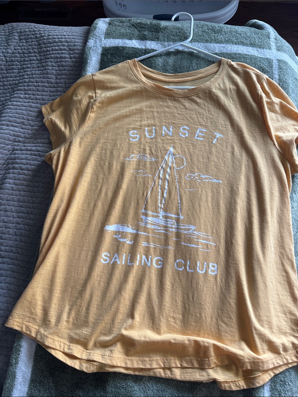 Sonoma Yellow Sunset Sailing Club Graphic Tee